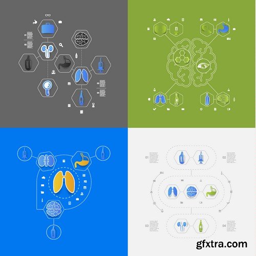 Stock Vectors - Medical Infographic 7, 25xEPS