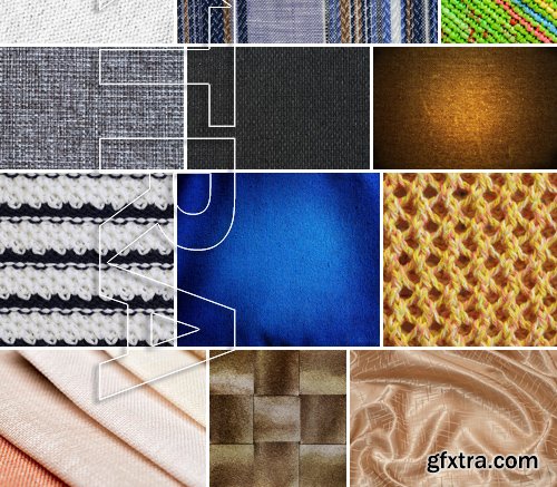 Stock Photos - Fabric texture, 25xJPG