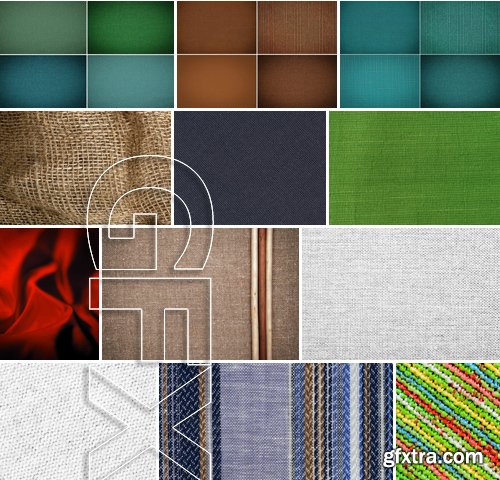 Stock Photos - Fabric texture, 25xJPG