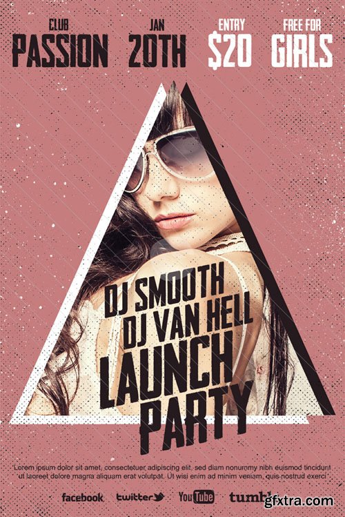 Launch Party Flyer Template