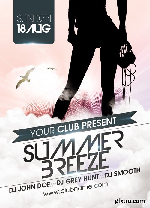 Summer Breeze Flyer Template