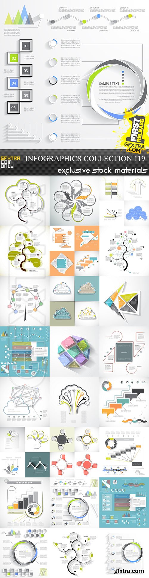 Collection of vector banners vol.18, 25xEPS