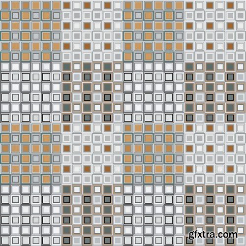 Stock Vectors - Mosaic Background, 25xEPS