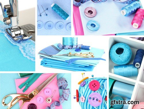 Stock Photos - Sewing Supplies, 25xJPG