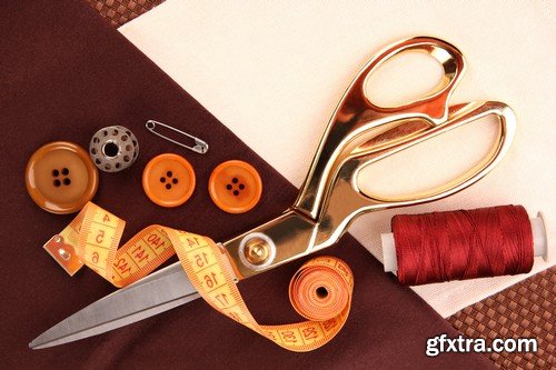 Stock Photos - Sewing Supplies, 25xJPG