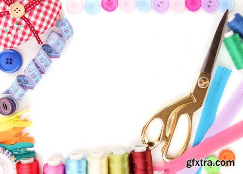 Stock Photos - Sewing Supplies, 25xJPG