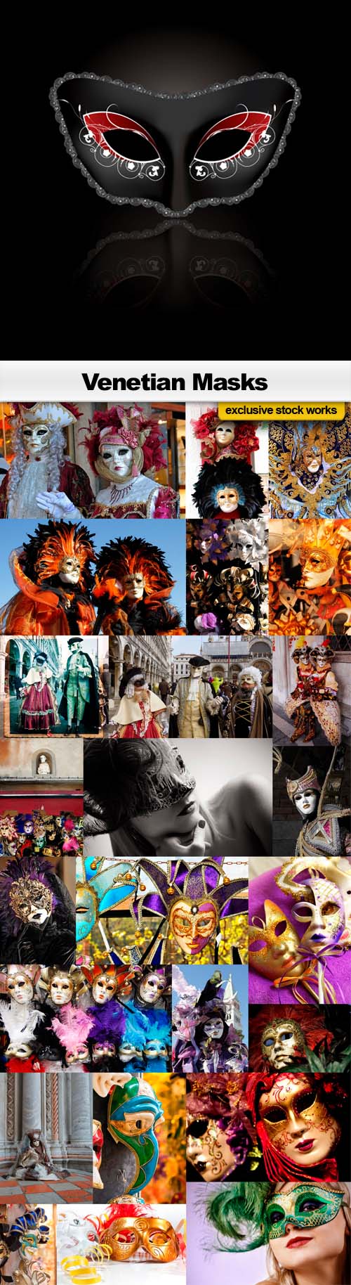 Venetian Masks - 25x UHQ JPEGs