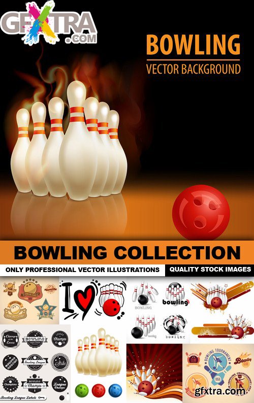 Bowling Collection - 25 Vector