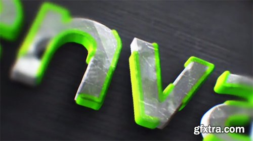 Videohive Stroke Metal Reflection Logo 6163882