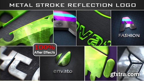 Videohive Stroke Metal Reflection Logo 6163882