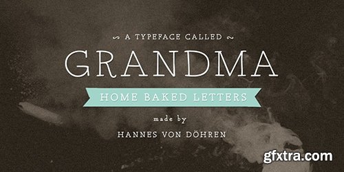 Grandma Font Family - 2Fonts $38