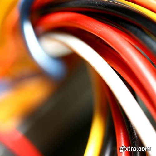 Stock Photos - Wire, conductor, 25xJPG