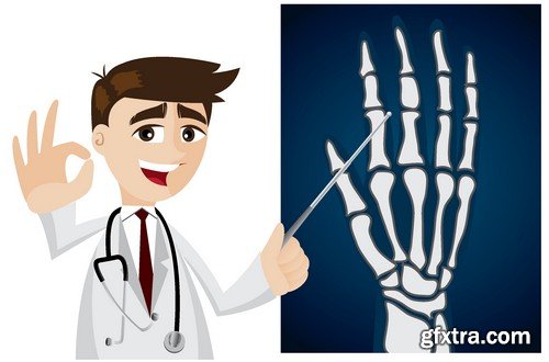 Stock Vectors - Doctor 6, 25xEPS