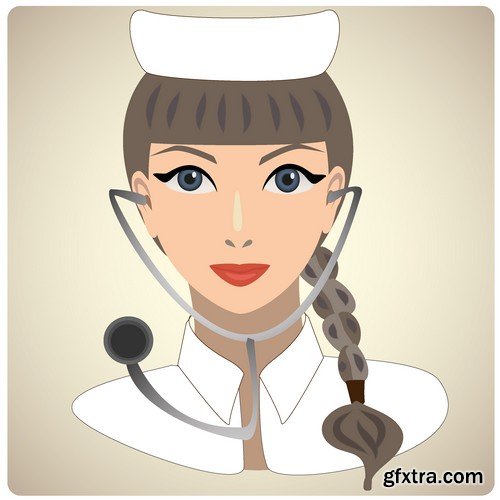 Stock Vectors - Doctor 6, 25xEPS