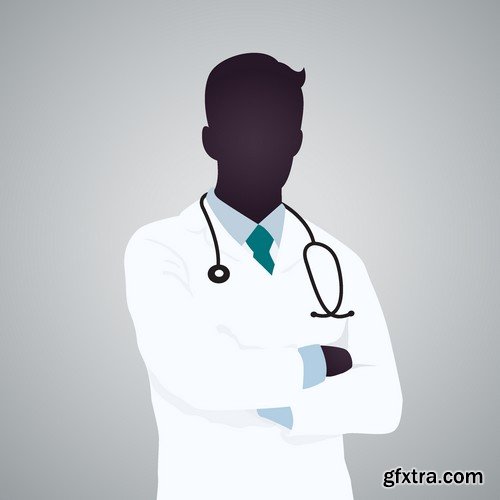 Stock Vectors - Doctor 6, 25xEPS