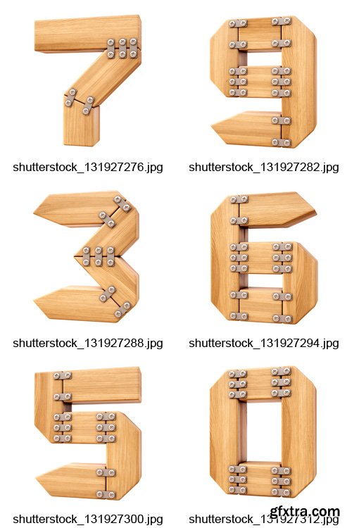 Amazing SS - 3D Numbers Collection, 30xJPGs