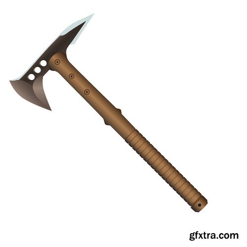 Stock Vectors - Hatchet, bill, axe, 25xEPS