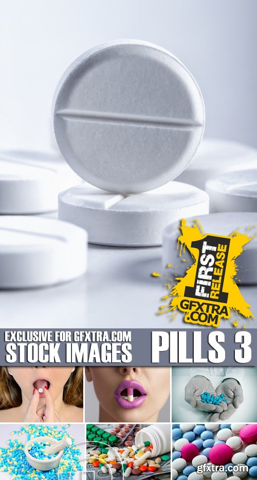 Stock Photos - Pills 3, 25xJPG