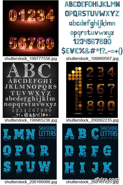 Amazing SS - Alphabets Design, 25xEPS