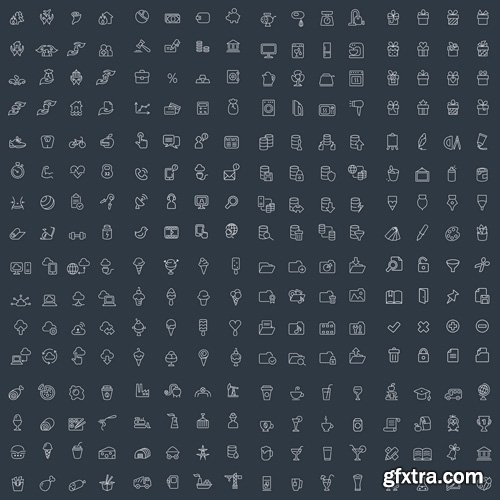 Flat Icons #38 - 25 Vectors