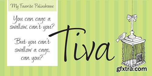 Tiva Font - 1 Font $29