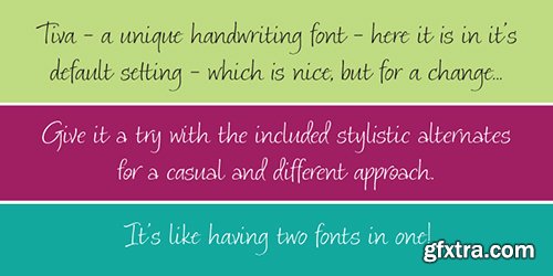 Tiva Font - 1 Font $29