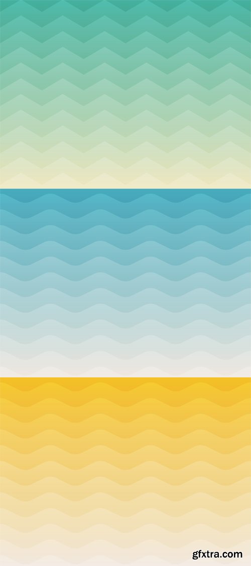 3 Sea Geometric Backgrounds