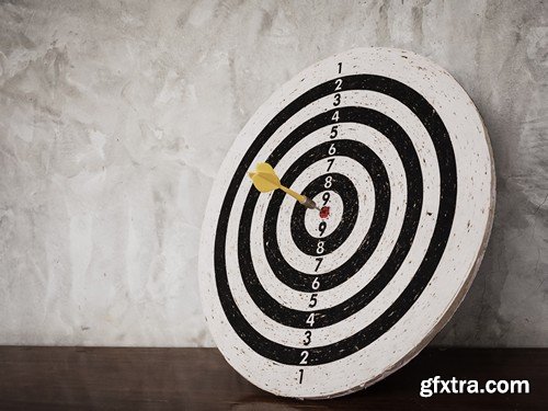 Stock Photos - Darts, Dart at a target, 25xJPG