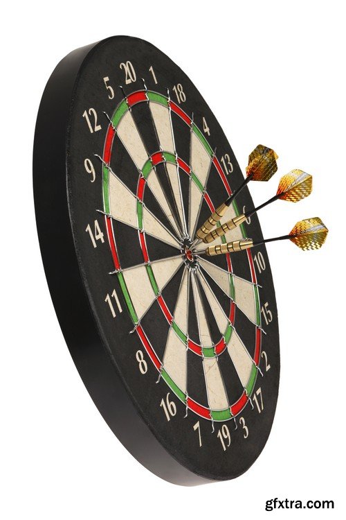 Stock Photos - Darts, Dart at a target, 25xJPG