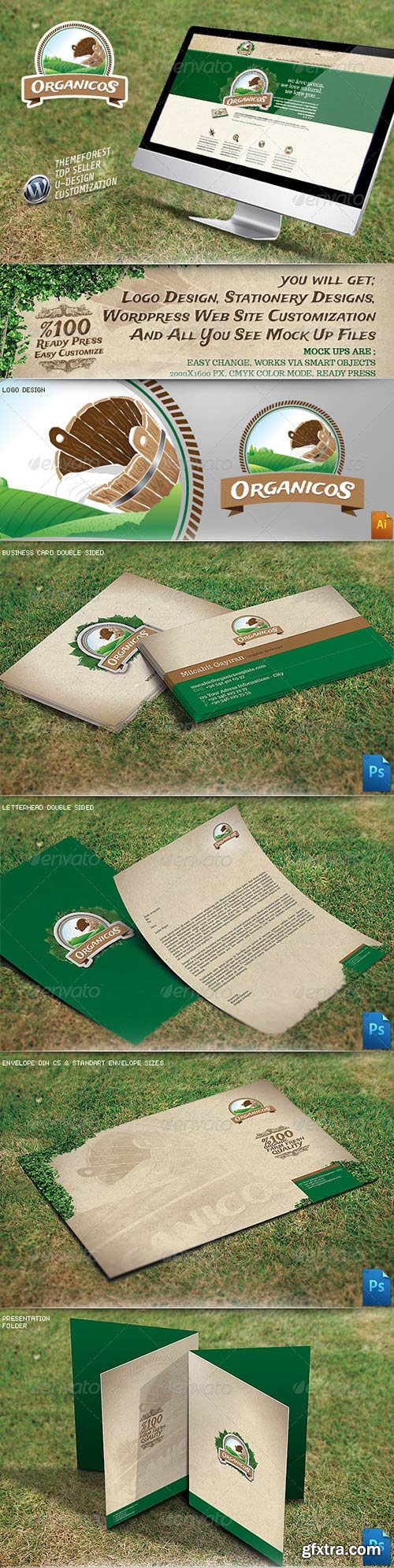 GraphicRiver - Organic Natural Corporate Identity v9