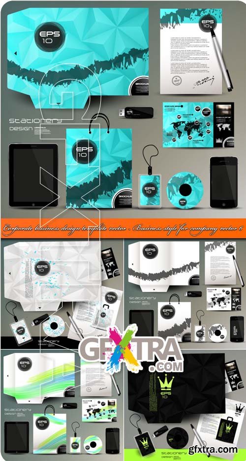 Corporate business design template vector - Business style for company vector 6