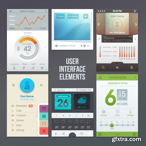 Vector Mobile Interface - 25x EPS