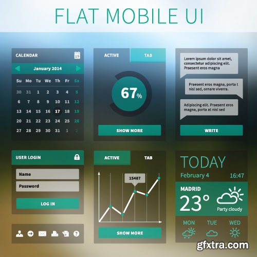 Vector Mobile Interface - 25x EPS