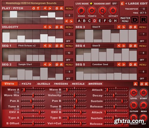 Homegrown Sounds Kosmology Evolution PROPER KONTAKT-SYNTHiC4TE