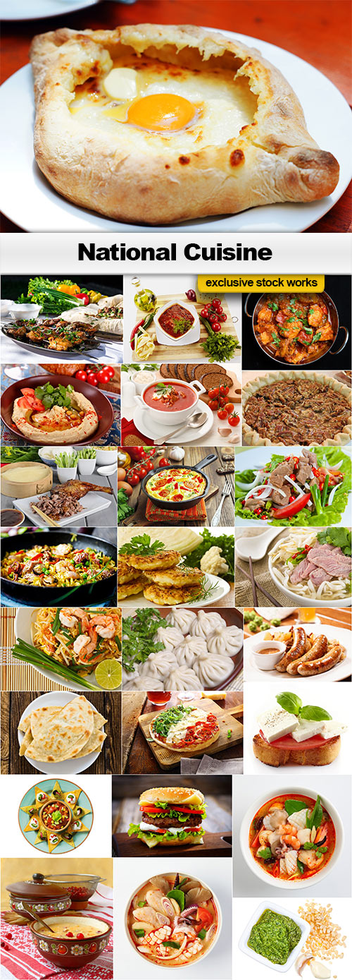 National Cuisine - 25x JPEGs