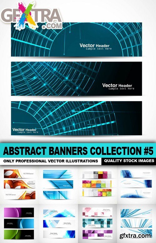 Abstract Banners Collection #5 - 25 Vectors