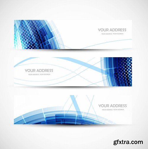 Abstract Banners Collection #5 - 25 Vectors