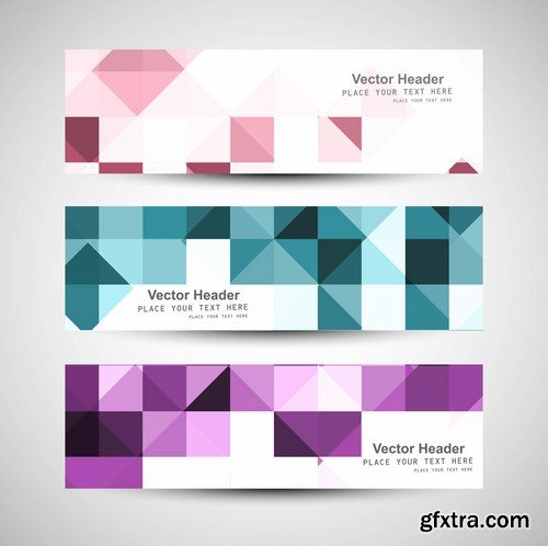 Abstract Banners Collection #5 - 25 Vectors