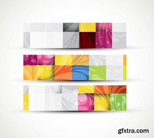 Abstract Banners Collection #5 - 25 Vectors