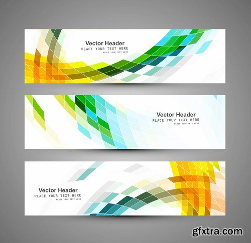 Abstract Banners Collection #5 - 25 Vectors