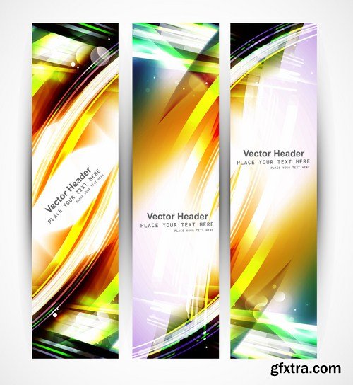 Abstract Banners Collection #5 - 25 Vectors