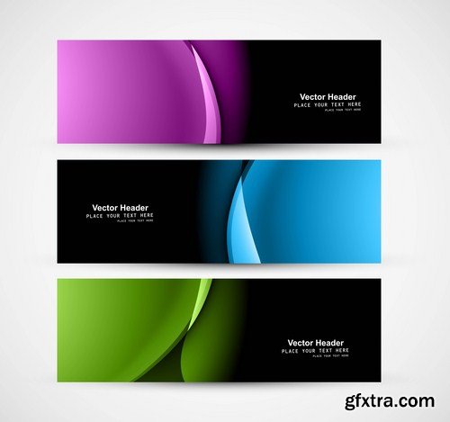 Abstract Banners Collection #5 - 25 Vectors