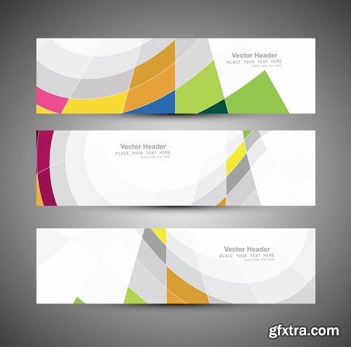 Abstract Banners Collection #5 - 25 Vectors