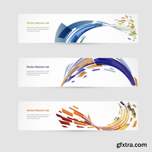 Abstract Banners Collection #5 - 25 Vectors