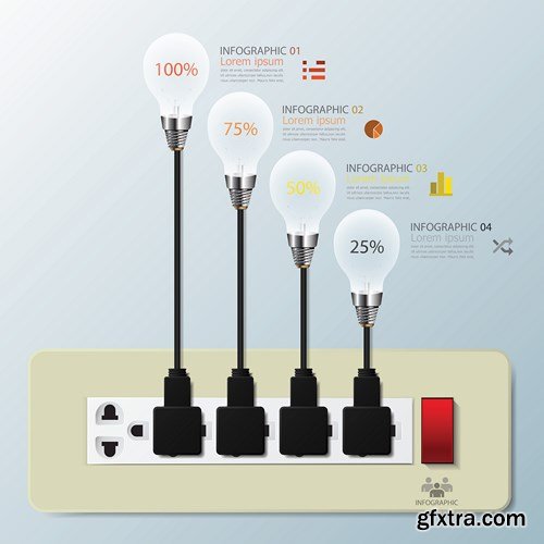 Collection of infographics vol.121, 25xEPS