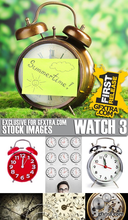 Stock Photos - Watch, Time 3, 25xJPG