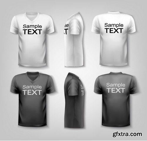 Stock Vectors - T-shirt 5, 25xEPS