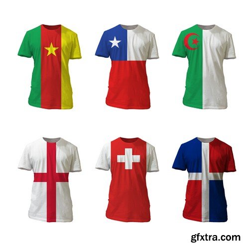 Stock Vectors - T-shirt 5, 25xEPS