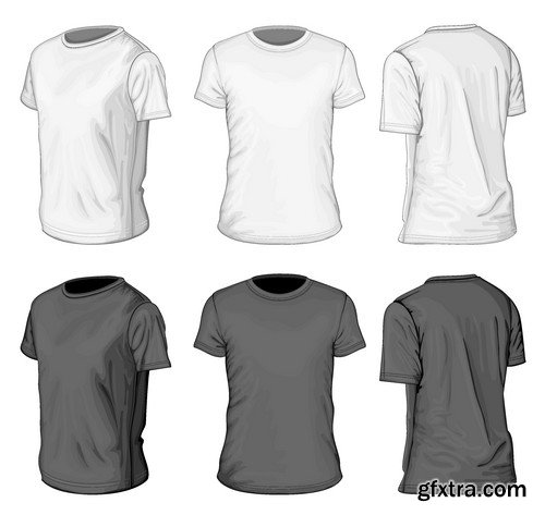 Stock Vectors - T-shirt 5, 25xEPS