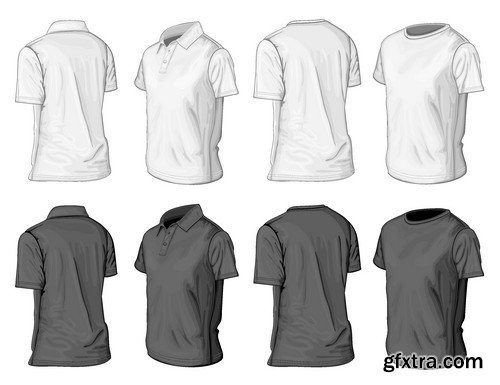 Stock Vectors - T-shirt 5, 25xEPS